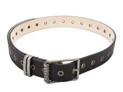 Fluevog Shoes Percivale Belt | Casual Leather Belt Black Discount
