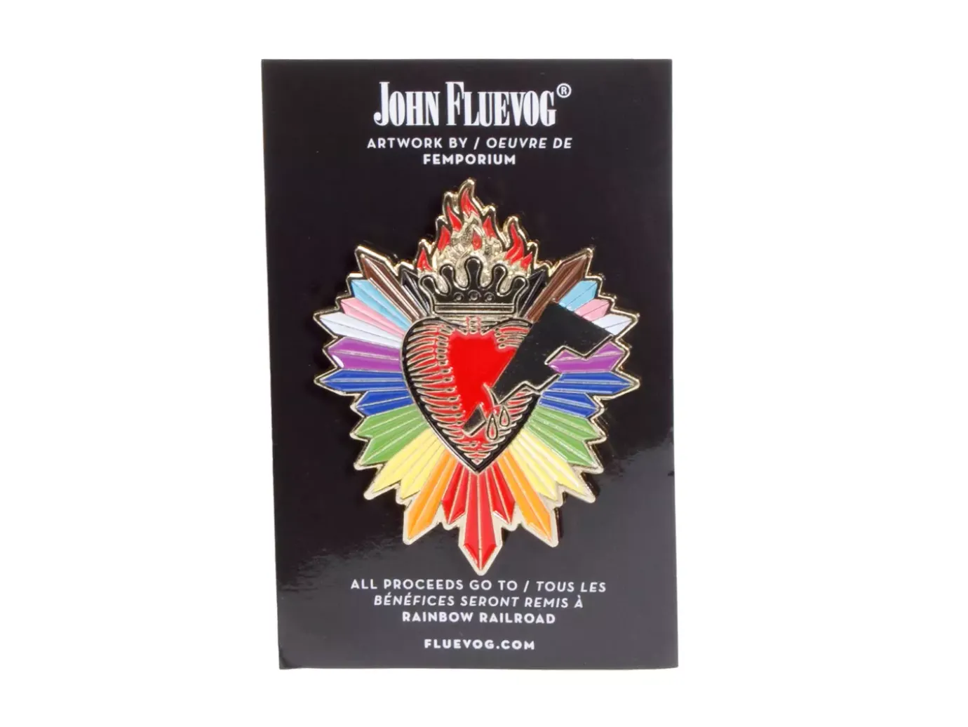 Fluevog Shoes Pin | Enamel Pin Pride New