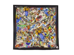 Fluevog Shoes Pride Scarf | Custom Silk Scarf Multi Cheap