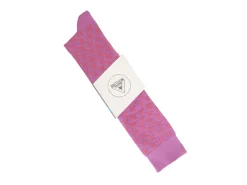 Fluevog Shoes Qwerty Vog Socks | Jf Monogram Sock Pink Outlet
