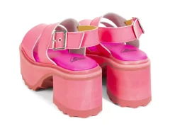 Fluevog Shoes Razzle | Platform Sandal Pink Shop