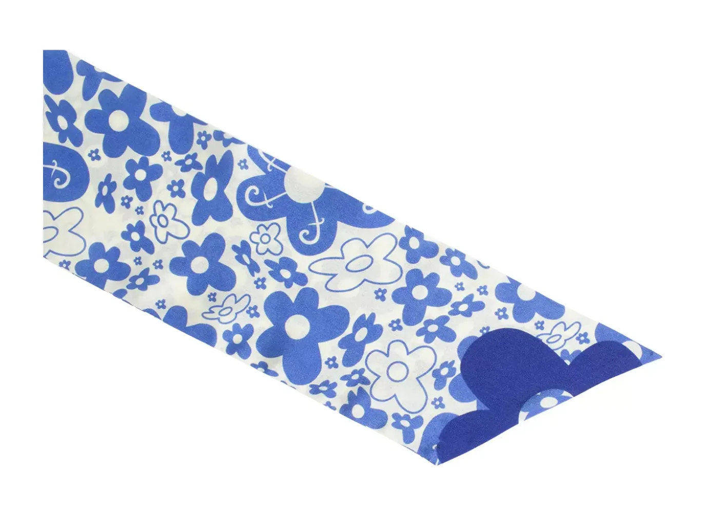 Fluevog Shoes Rebel Petal Scarf | Floral Tie Scarf Blue Floral Discount