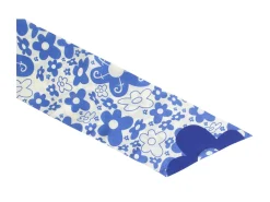 Fluevog Shoes Rebel Petal Scarf | Floral Tie Scarf Blue Floral Flash Sale