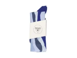 Fluevog Shoes Rogue Vog Socks | Colourful Wiggle Sock Blue Combo Cheap