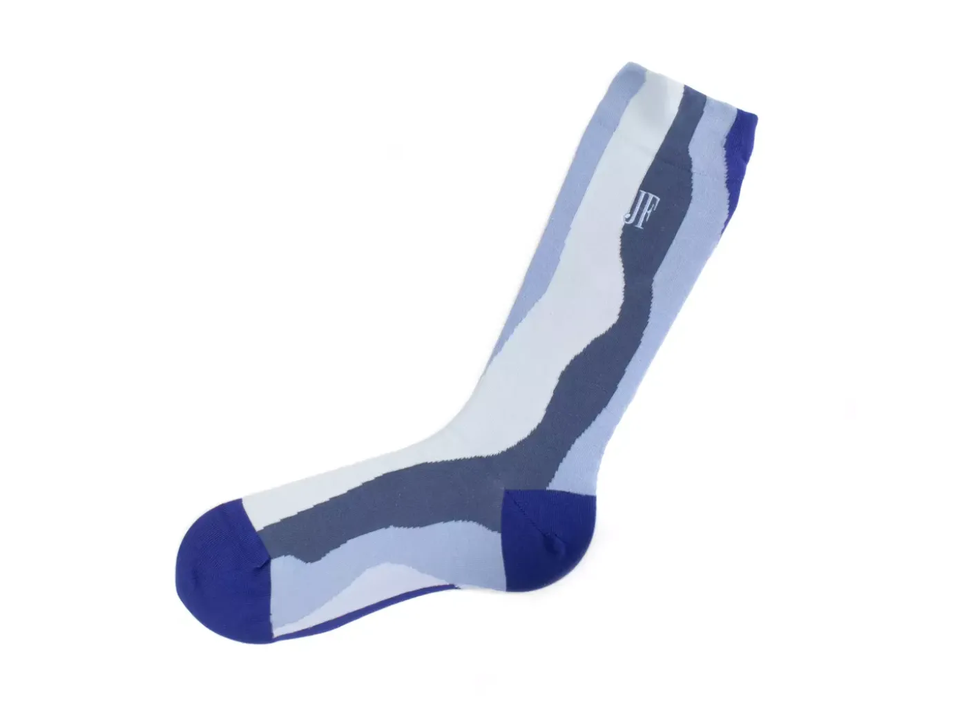Fluevog Shoes Rogue Vog Socks | Colourful Wiggle Sock Blue Combo Cheap