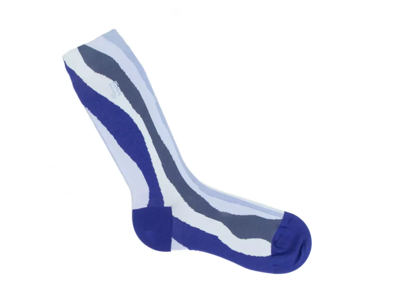 Fluevog Shoes Rogue Vog Socks | Colourful Wiggle Sock Blue Combo Flash Sale