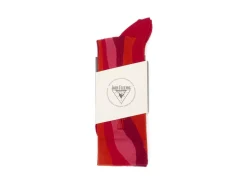 Fluevog Shoes Rogue Vog Socks | Colourful Wiggle Sock Red Combo Shop
