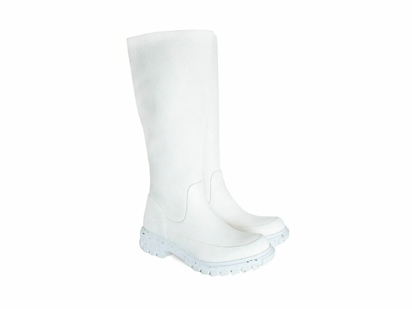 Fluevog Shoes Samedi | Tall Zip-Up Boot White Cheap
