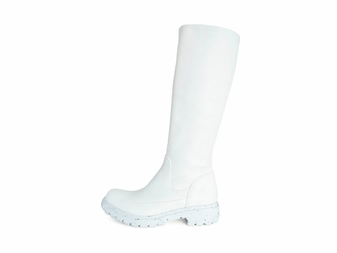 Fluevog Shoes Samedi | Tall Zip-Up Boot White Cheap