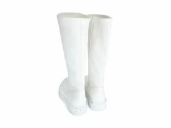 Fluevog Shoes Samedi | Tall Zip-Up Boot White Cheap