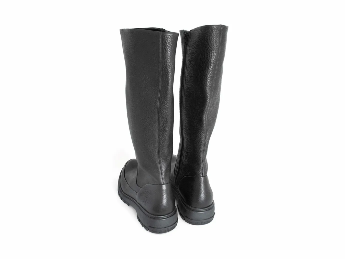 Fluevog Shoes Samedi | Tall Zip-Up Boot Black Store