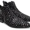 Fluevog Shoes Smith | Double Zip Ankle Boot Black Stars Discount
