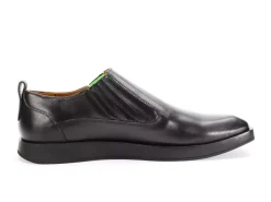 Fluevog Shoes Snazzy | Slip-On Leather Shoe Black/Green Discount