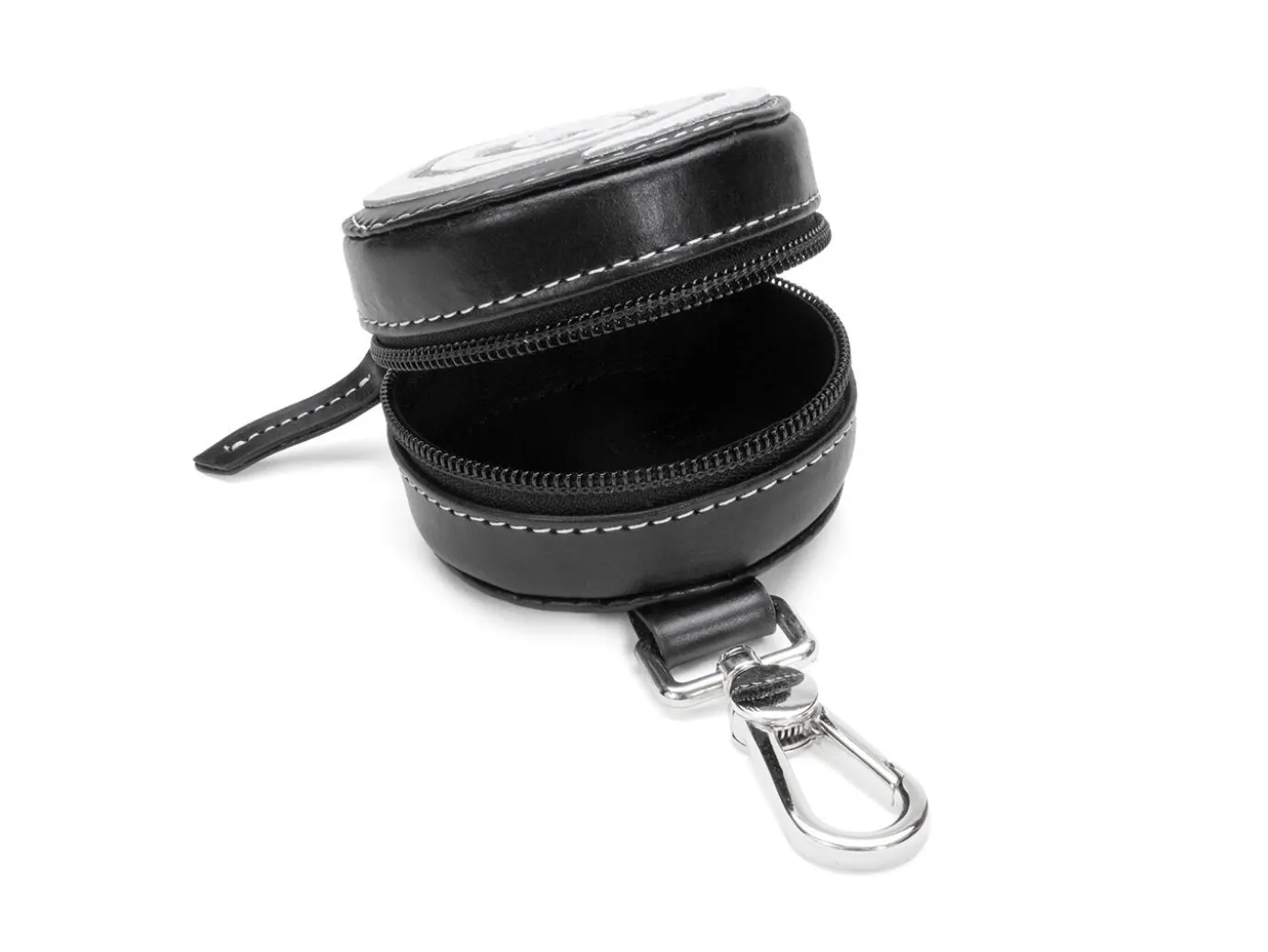 Fluevog Shoes Snoogle | Mini Clip-On Pouch Black/White Shop