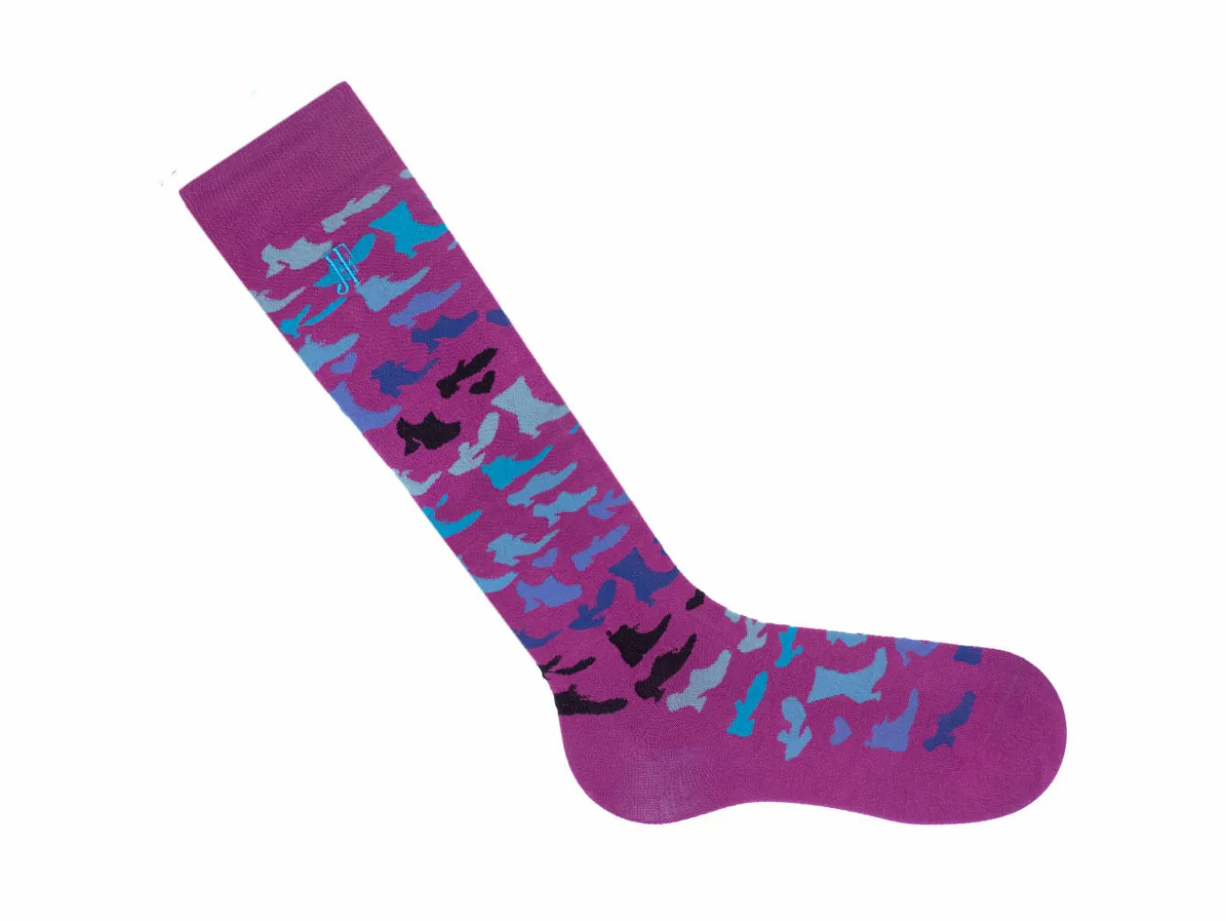 Fluevog Shoes Stanzi Vog Socks | Shoe Filled Sock Purple Best Sale