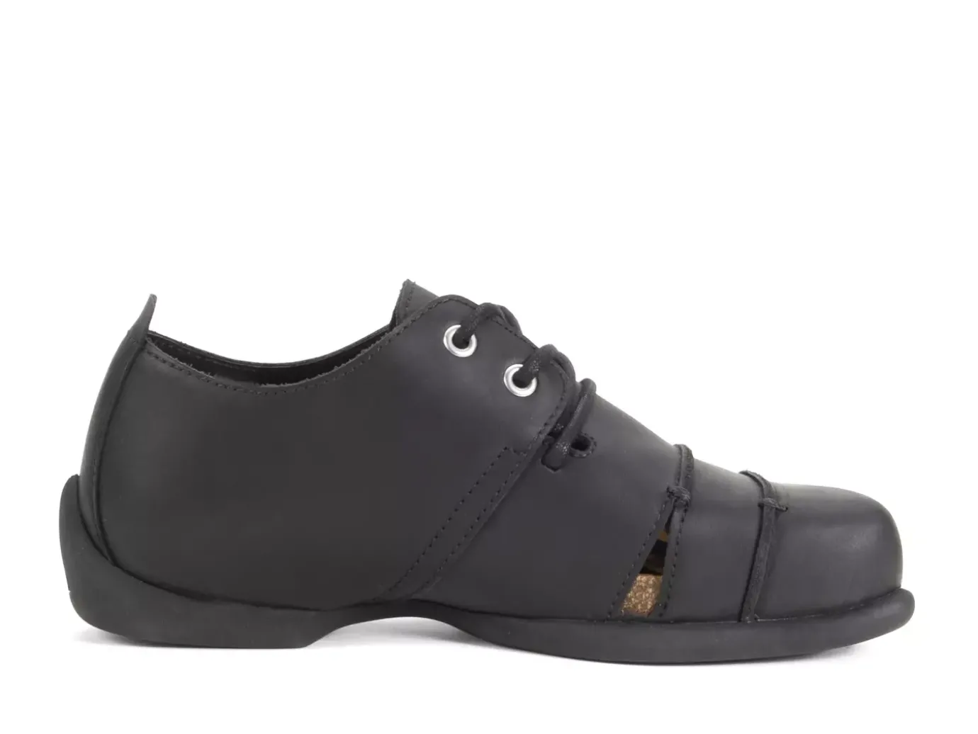 Fluevog Shoes Therese | Lace-Up Shoe With Cut-Outs Black Shop