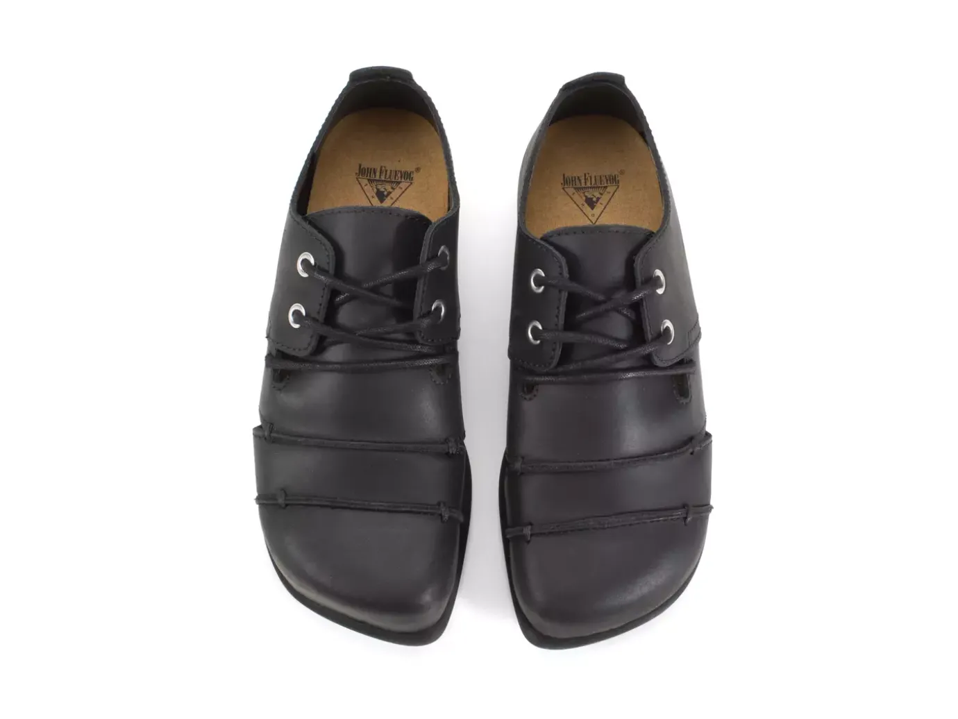 Fluevog Shoes Therese | Lace-Up Shoe With Cut-Outs Black Shop