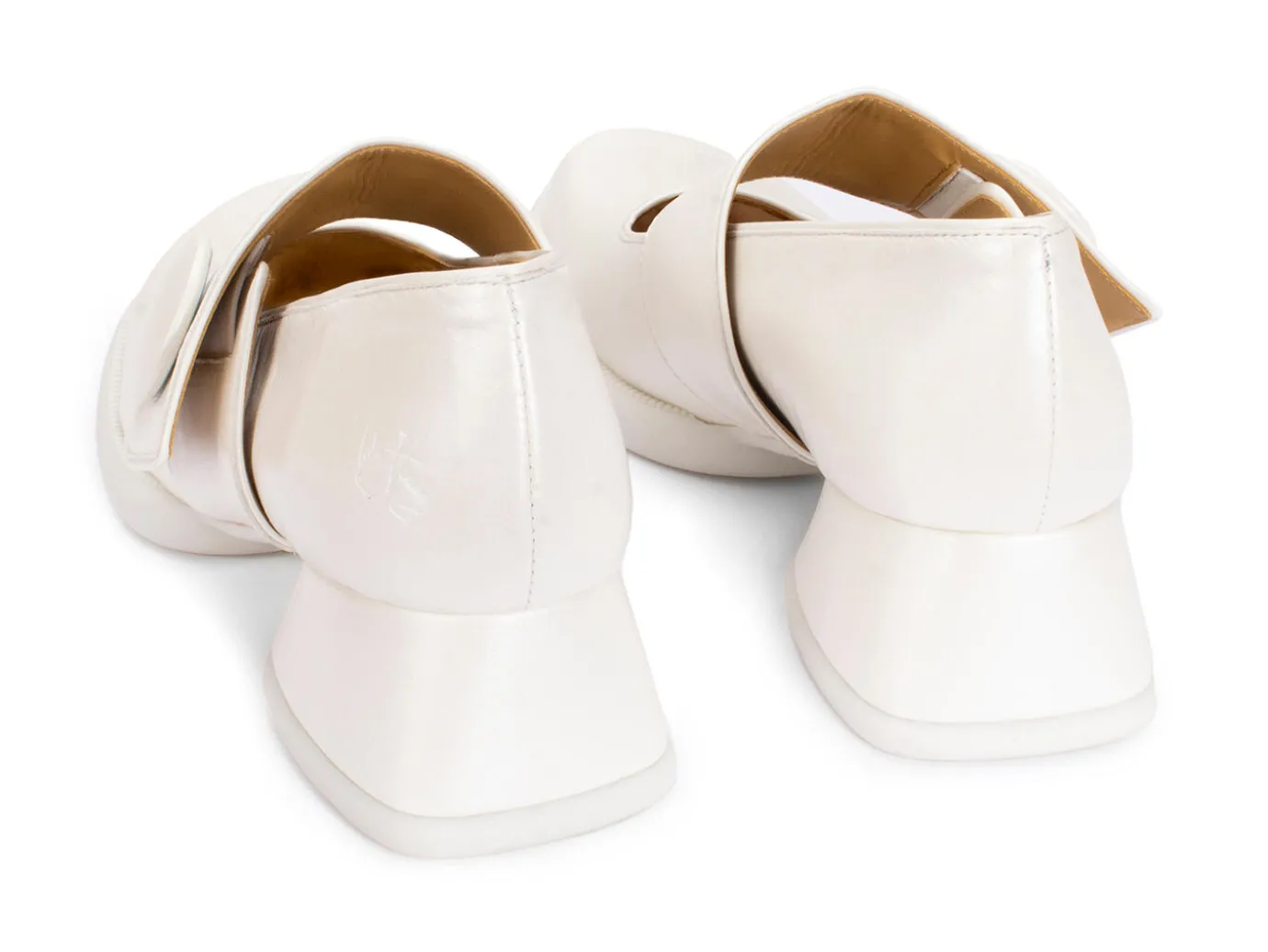 Fluevog Shoes Tippi | Leather Mary Jane Off-White Cheap