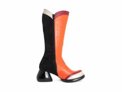 Fluevog Shoes Warhol | Multi Leather Boot Raspberry Multi Best