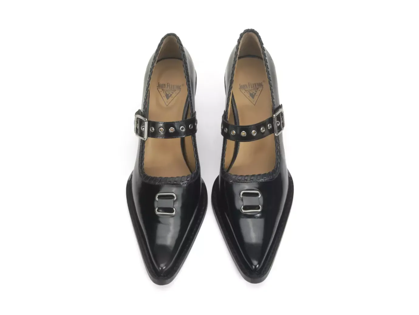 Fluevog Shoes Willow | Mary Jane Heel Black Fashion