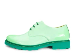Fluevog Shoes Winnie | Classic Derby Shoe Mint Green Cheap