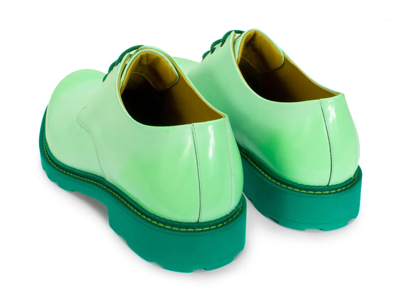 Fluevog Shoes Winnie | Classic Derby Shoe Mint Green Cheap