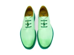 Fluevog Shoes Winnie | Classic Derby Shoe Mint Green Cheap
