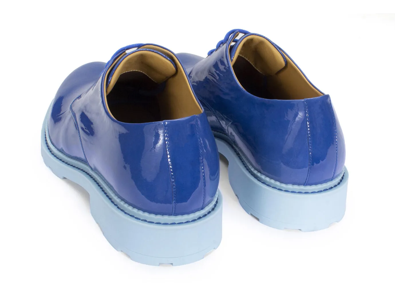 Fluevog Shoes Winnie | Classic Derby Shoe Blue New
