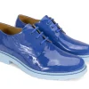Fluevog Shoes Winnie | Classic Derby Shoe Blue Outlet