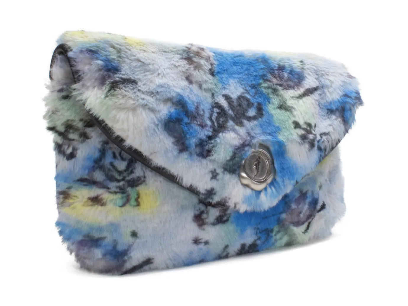 Fluevog Shoes Woogle | Puffy Envelope Bag Graffiti Fur Outlet