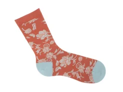 Fluevog Shoes Xay Xay Vog Socks | Custom Floral Sock Copper Shop
