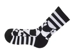 Fluevog Shoes Yuki Vog Socks | Checkered Heart Sport Sock Heart Warpy Checker Online